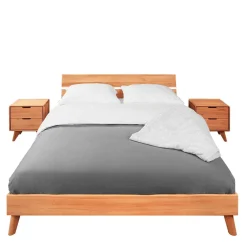 220 Überlänge Holzbett & Nachttische - Junola IV (dreiteilig) Betten