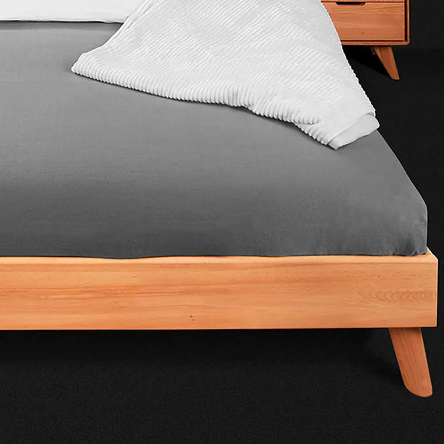 220 Überlänge Holzbett & Nachttische - Junola IV (dreiteilig) Betten