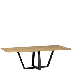 Outlet 240 cm breiter Esszimmertisch aus Eichenholz - Serinina Tische