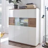 120 cm breites Highboard in Weiß Glanz - Icadro II Highboards