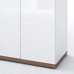 120 cm breites Highboard in Weiß Glanz - Icadro II Highboards