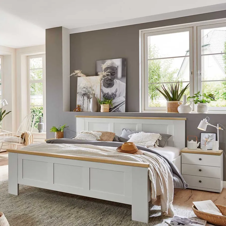 160 cm breites Landhausbett in vier Längen - Ignacio Betten