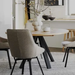 Clearance 135 cm runder Esstisch in modernem Design - Mocima Tische