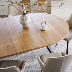 Clearance 135 cm runder Esstisch in modernem Design - Mocima Tische