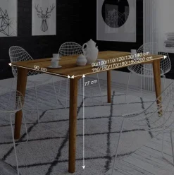 Outlet 12 Größen Wildeiche Esstisch geölt - Eavy Tische