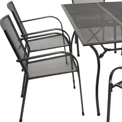 Best 6 Personen Gartentischgruppe Set - Tyago (siebenteilig) Sitzgruppe