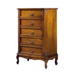 Clearance 5 Schubladen Hochkommode im Italienischen Stil - Carlenna Kommoden