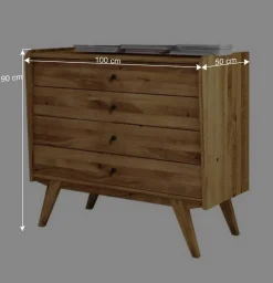 Best 4 Schubladen Kommode im Midcentury Design - Hardus Kommoden