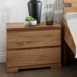 Sale 2 Schubladen Nachtkommode - 50x45x35 cm - Atluvia Kommoden