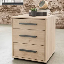 Sale 3 Schubladen Nachtschrank modern - Licruva Kommoden