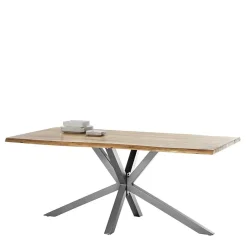 Discount Akazie Tisch fürs Esszimmer mit Baumkante - Symonya Tische