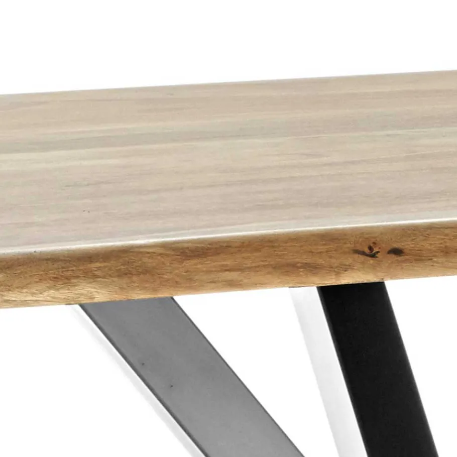 Discount Akazie Tisch fürs Esszimmer mit Baumkante - Symonya Tische