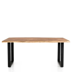 Online Akazien Esstisch mit Baumkanten - Rai Tische