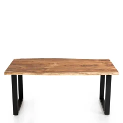 Online Akazien Esstisch mit Baumkanten - Rai Tische