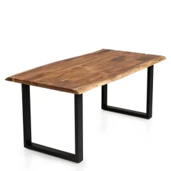 Online Akazien Esstisch mit Baumkanten - Rai Tische