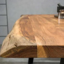 Online Akazien Esstisch mit Baumkanten - Rai Tische