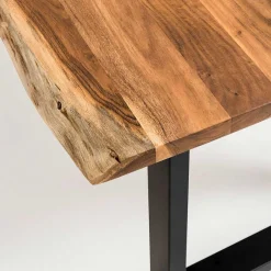 Online Akazien Esstisch mit Baumkanten - Rai Tische