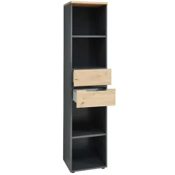 Clearance Aktenregal mit vier Fächern & zwei Schubladen - Kuetra Regale