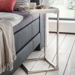 New Alu Anstelltisch in Nickelfarben - Alagos Tische