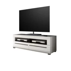 Sale Anbauwand Jetongos in Weiß Hochglanz (vierteilig) Wohnwände