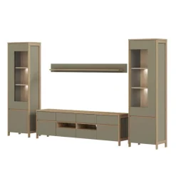 Sale Anbauwand Kombination im Scandi Chic - Promo (vierteilig) Wohnwände