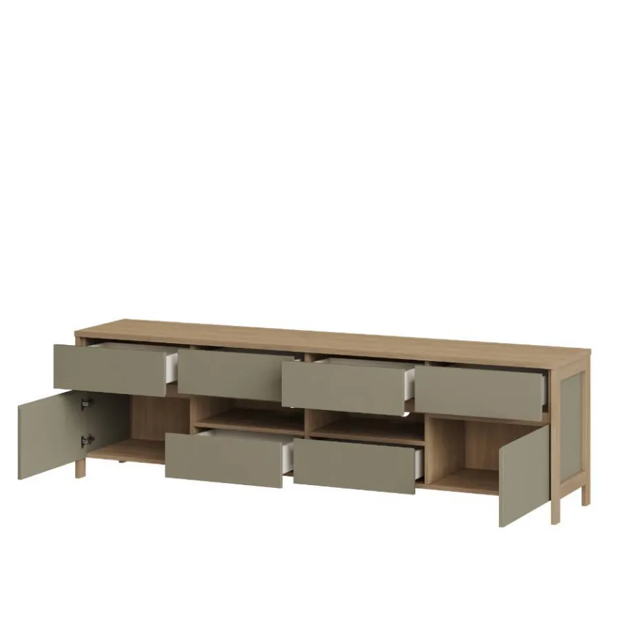 Sale Anbauwand Kombination im Scandi Chic - Promo (vierteilig) Wohnwände