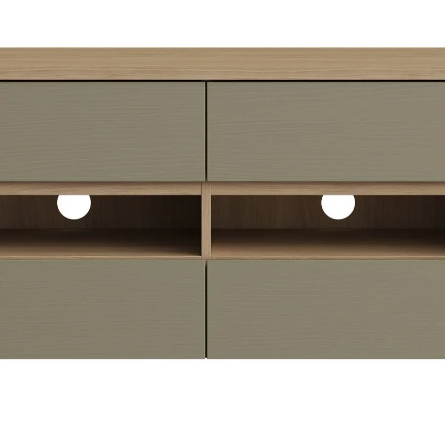 Sale Anbauwand Kombination im Scandi Chic - Promo (vierteilig) Wohnwände