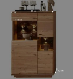 Best Anbauwand Möbel Kombination modern - Cassna (dreiteilig) Wohnwände