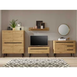 Hot Anbauwand Möbel Kombination - Olcian (vierteilig) Wohnwände