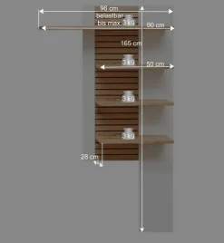 New Anbauwand Möbel Set - Niam (dreiteilig) Wohnwände