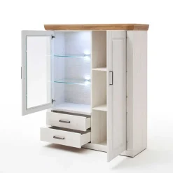 Online Anbauwand Set im Country Style - Samula (vierteilig) Wohnwände