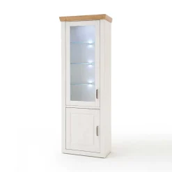 Online Anbauwand Set im Country Style - Samula (vierteilig) Wohnwände