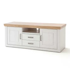 Online Anbauwand Set im Country Style - Samula (vierteilig) Wohnwände