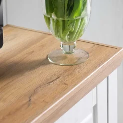 Online Anbauwand Set im Country Style - Samula (vierteilig) Wohnwände