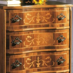 Antike Kommode Agosto in Nussbaumfarben Kommoden