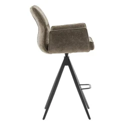 Armlehnen-Barstühle mit Taschenfederkern - Cizio (2er Set) Hocker