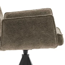 Armlehnen-Barstühle mit Taschenfederkern - Cizio (2er Set) Hocker