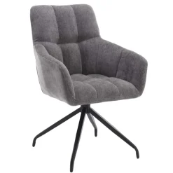 Best Armlehnen-Küchenstuhl in Grau - Doinera (2er Set) Stühle