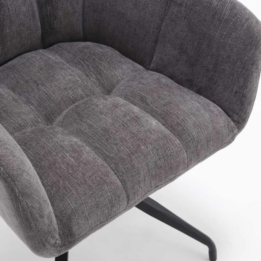 Best Armlehnen-Küchenstuhl in Grau - Doinera (2er Set) Stühle