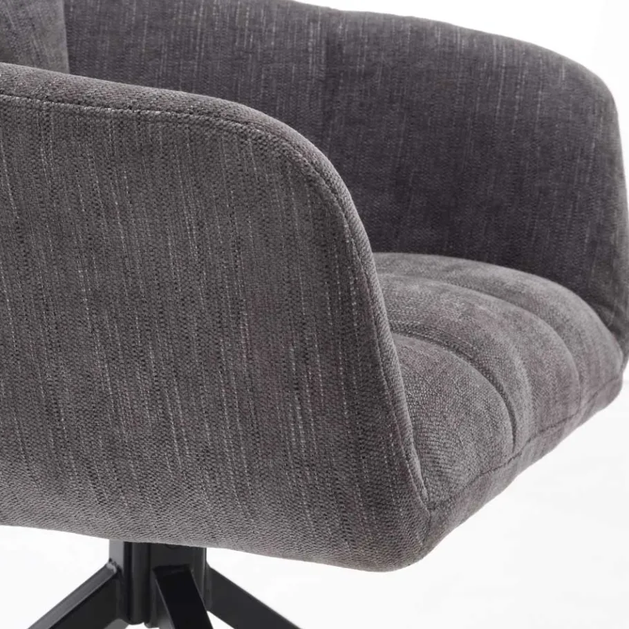 Best Armlehnen-Küchenstuhl in Grau - Doinera (2er Set) Stühle