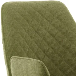 Best Armlehnenstuhl aus Chenillegewebe - Gomata (2er Set) Stühle