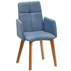 Armlehnenstuhl in Hellblau - Nenna Stühle