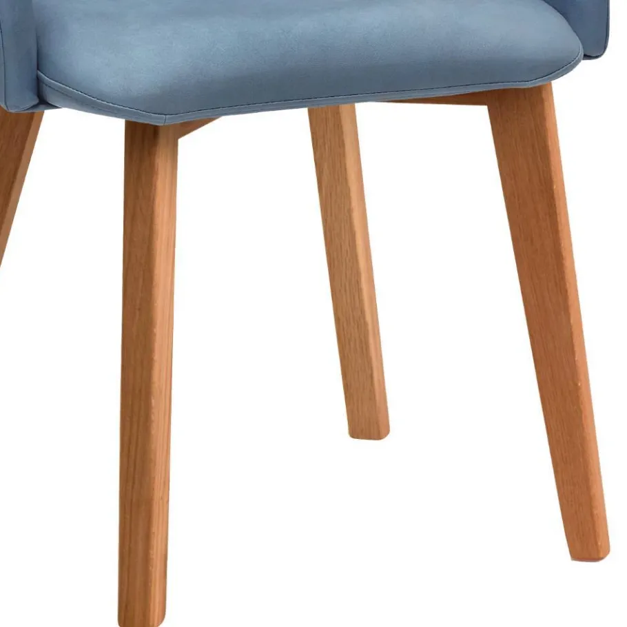 Armlehnenstuhl in Hellblau - Nenna Stühle