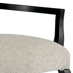 Armlehnenstuhl in Hellgrau und Schwarz - Tuscano Stühle