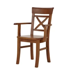 Armlehnstuhl Bistrita in Bernsteinfarben (2er Set) Stühle