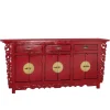 Best Asia Design Sideboard aus Massivholz in Rot - Iscian Sideboards