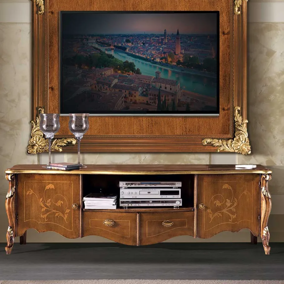 Sale Ausgefallene TV Wohnwand Möbel Set - Carlenna (vierteilig) Wohnwände