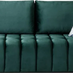 Best Ausklappbares Sofa in Grün Samt - Olenka Sofas