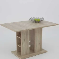 Online Ausziehbarer Esstisch mit Säulengestell Regal - Casbella Tische