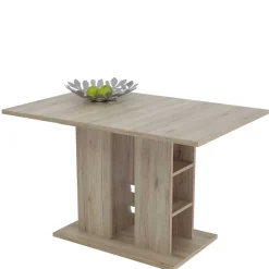 Online Ausziehbarer Esstisch mit Säulengestell Regal - Casbella Tische